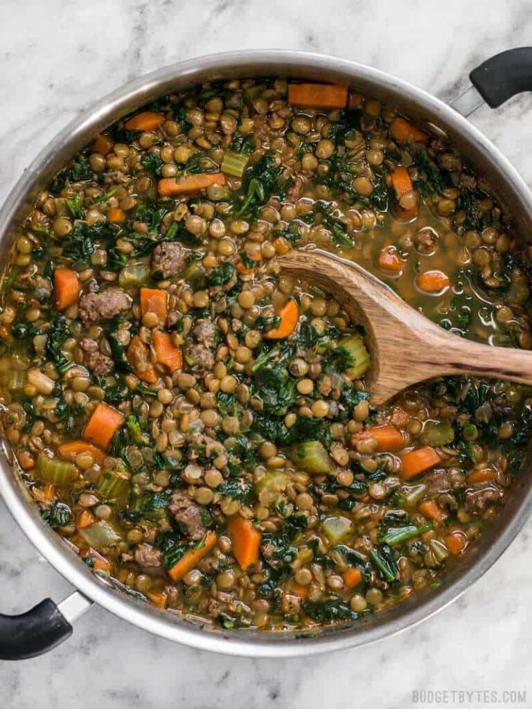 Lentil And Sausage Stew Budget Bytes