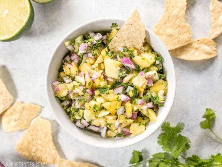 Easy Pineapple Salsa Budget Bytes