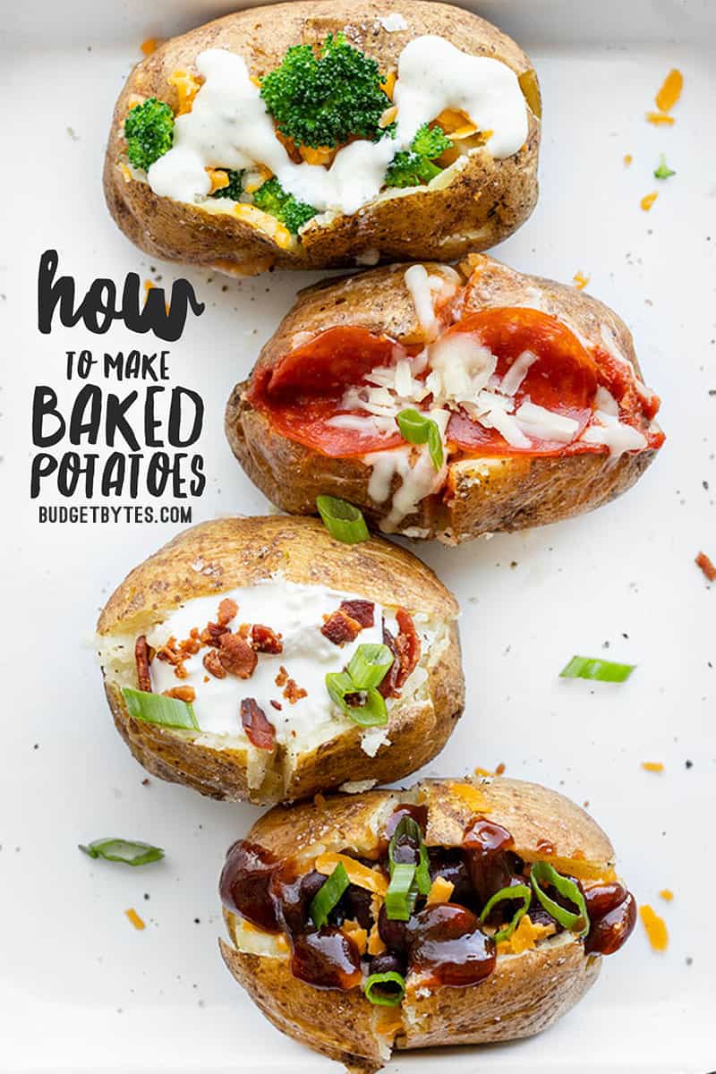 how to make baked potatoes