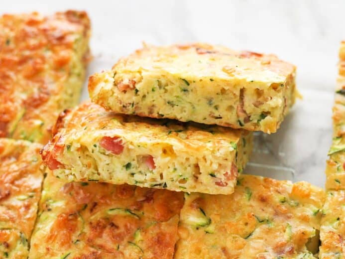 Classic Australian Zucchini Slice Recipe Budget Bytes