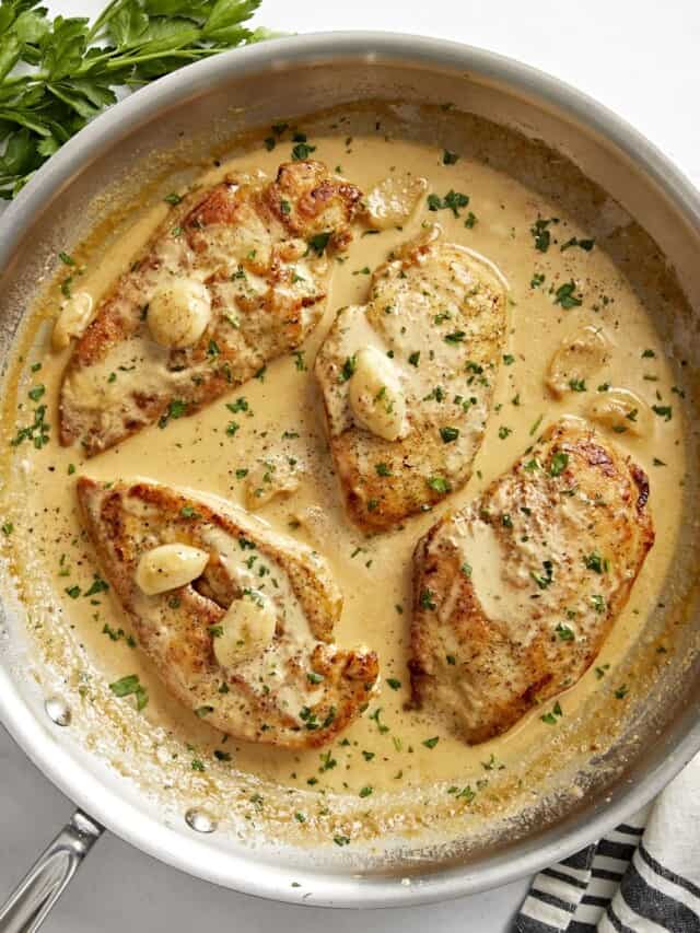 Creamy Garlic Chicken Budget Bytes