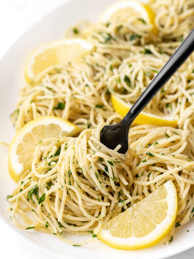 Lemon Parsley Pasta Easy Side Dish Budget Bytes