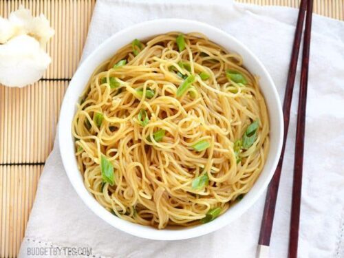 Quick & Easy Garlic Noodles - Sweet, Savory, Addictive! - Budget Bytes