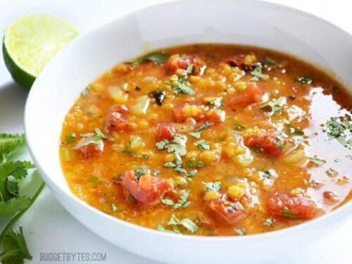 Mexican Red Lentil Stew - Budget Bytes