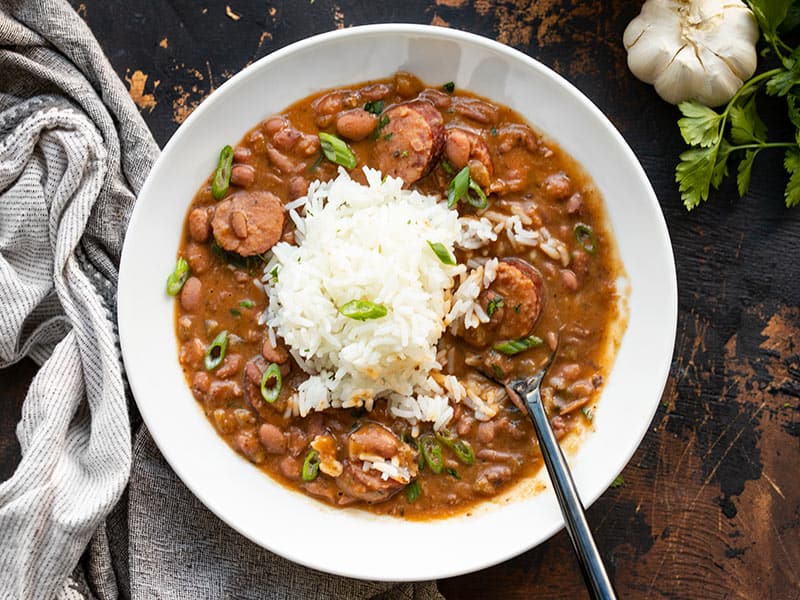southern style rice and beans