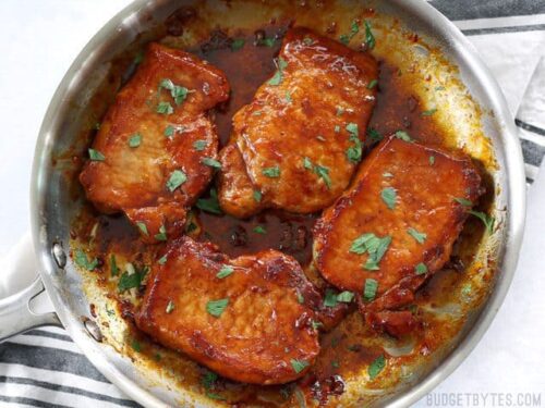 Glazed Pork Chops Recipe Budget Bytes 0384