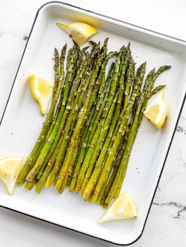 Lemon Garlic Roasted Asparagus - Budget Bytes