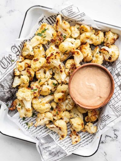 Garlic Parmesan Roasted Cauliflower - Budget Bytes