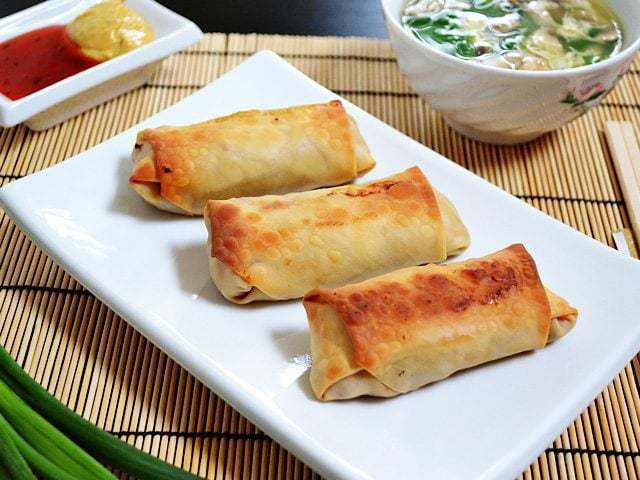 Baked Vegetable Egg Rolls (+ video) - Family Food on the Table