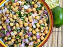 Cumin Lime Chickpeas