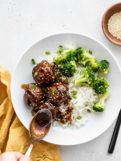 Teriyaki Meatball Bowls - Meal Prep Ready - Budget Bytes