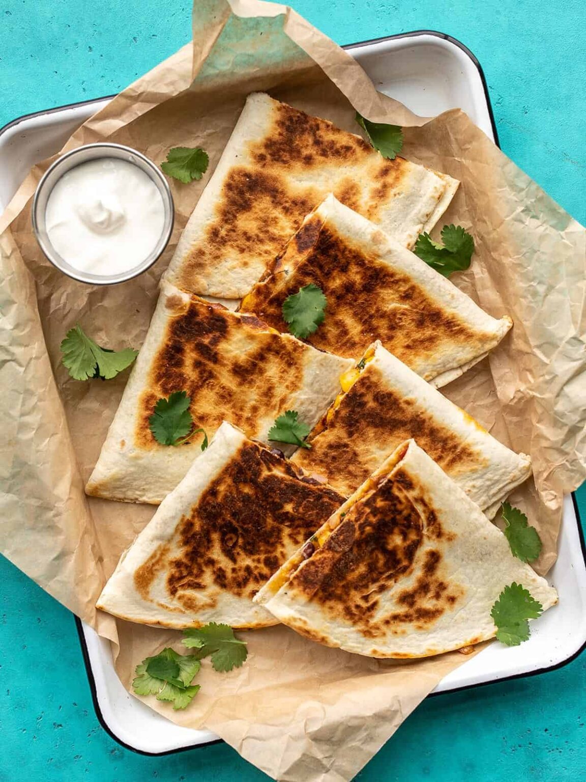 Hearty Black Bean Quesadillas - Quick & Easy - Budget Bytes