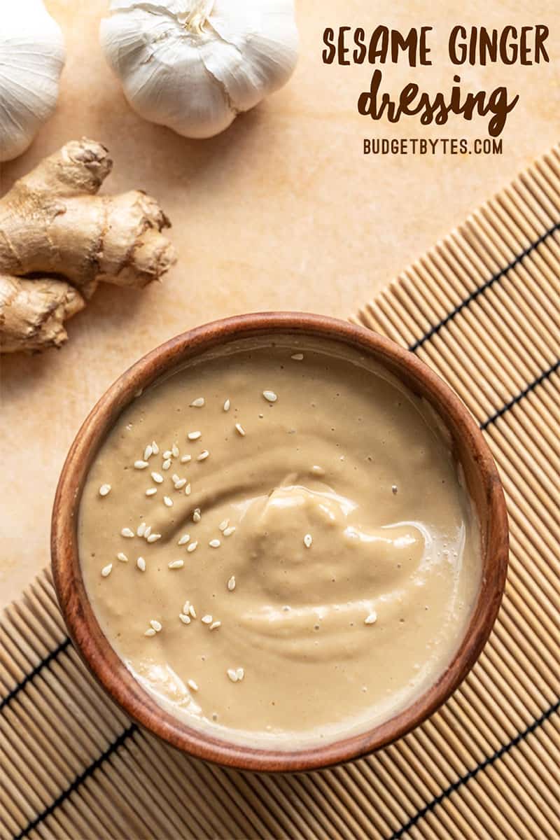 Sesame Ginger Dressing Recipe Budget Bytes 2581