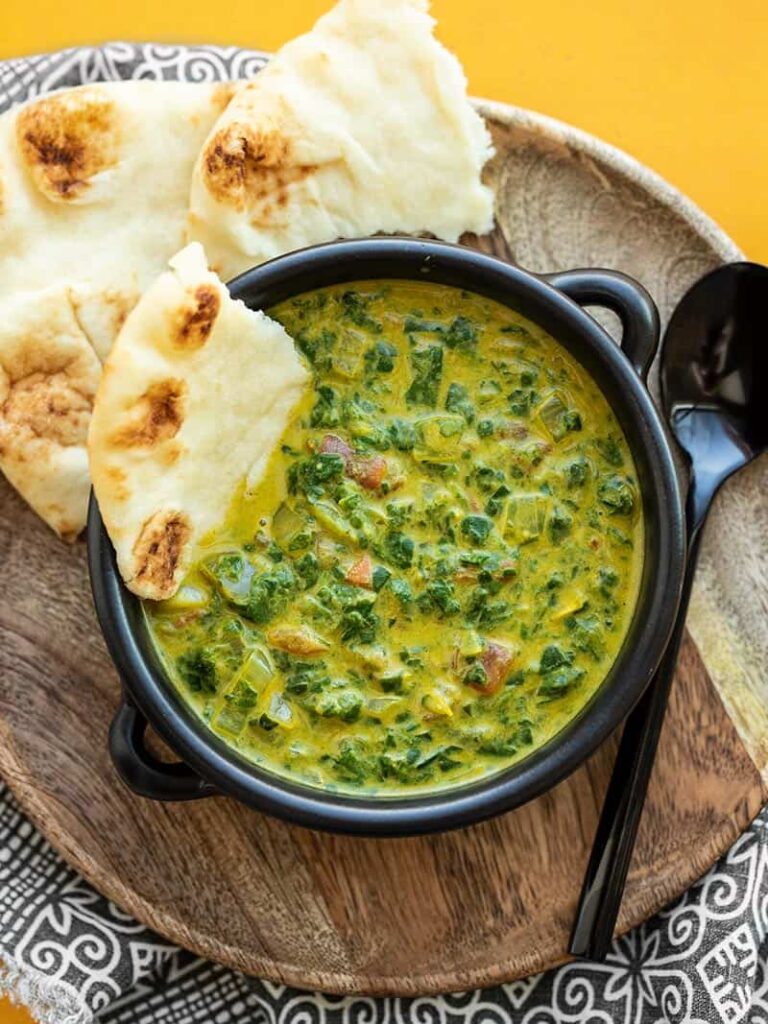 Indian Style Creamed Spinach - Budget Bytes