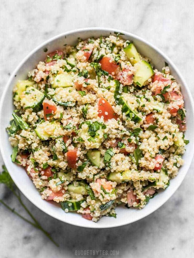 Quinoa Tabbouleh - Step by Step Photos - Budget Bytes