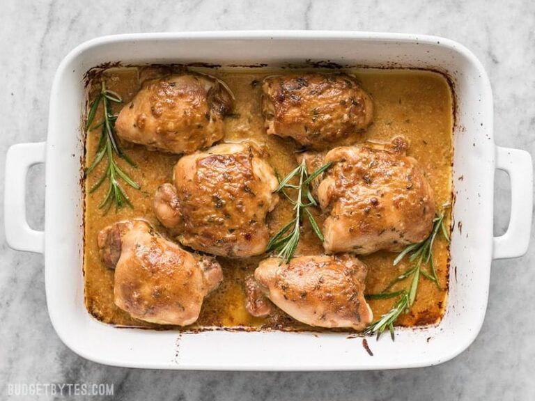 Maple Dijon Chicken Thighs - Budget Bytes