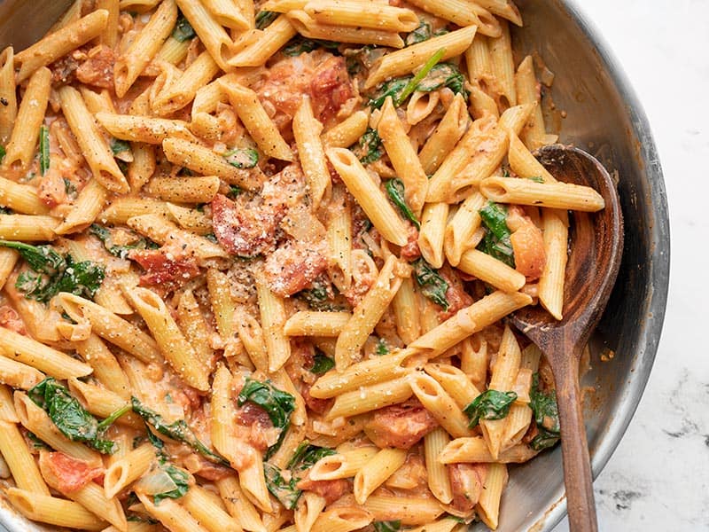 VIRAL Tomato and Pasta - Budget Bytes