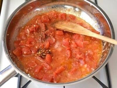 Spicy Shrimp Tomato Pasta - Budget Bytes