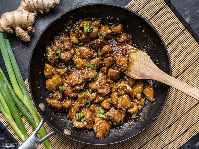 This incredibly Easy Sesame Chicken is faster and tastier than take out. You control the ingredients, you control the flavor. Budgetbytes.com