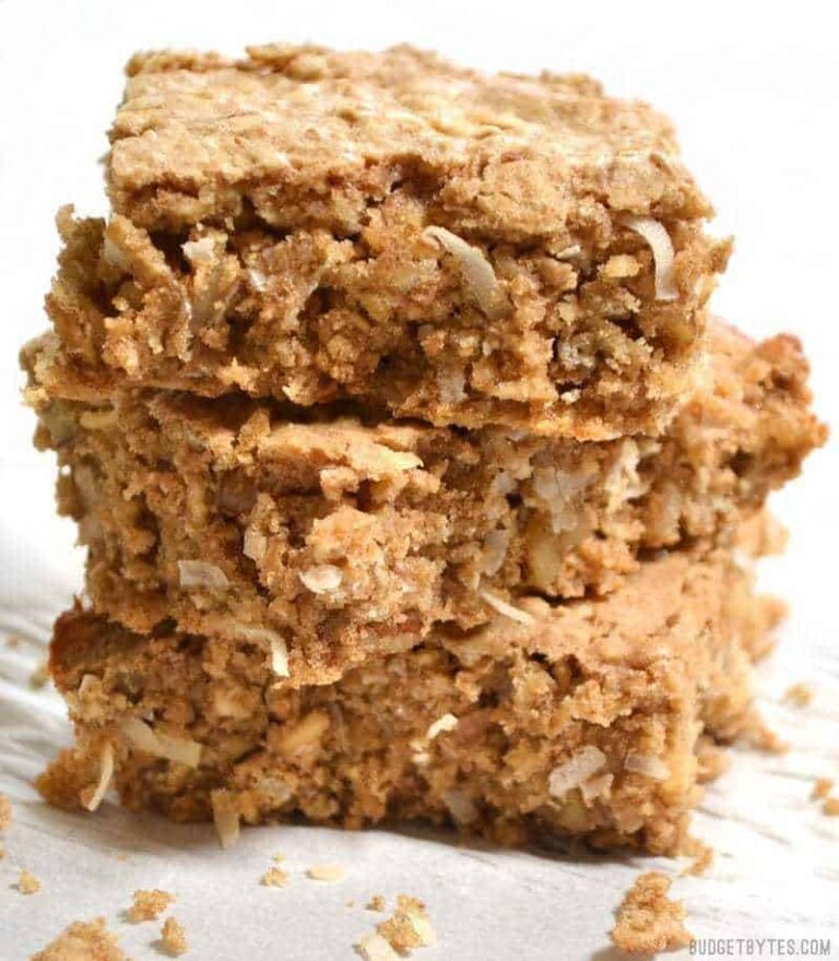 Soft Oat and Nut Bars - Budget Bytes