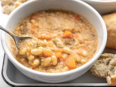 Easy Slow Cooker White Bean Soup Recipe - Budget Bytes