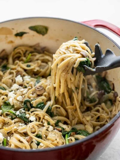 One Pot Spinach and Artichoke Pasta - Budget Bytes