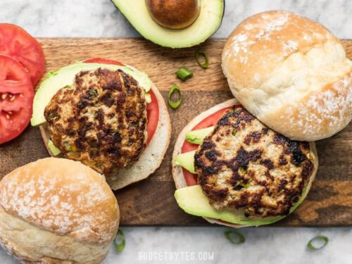 Avocado Turkey Burgers - The Wooden Skillet