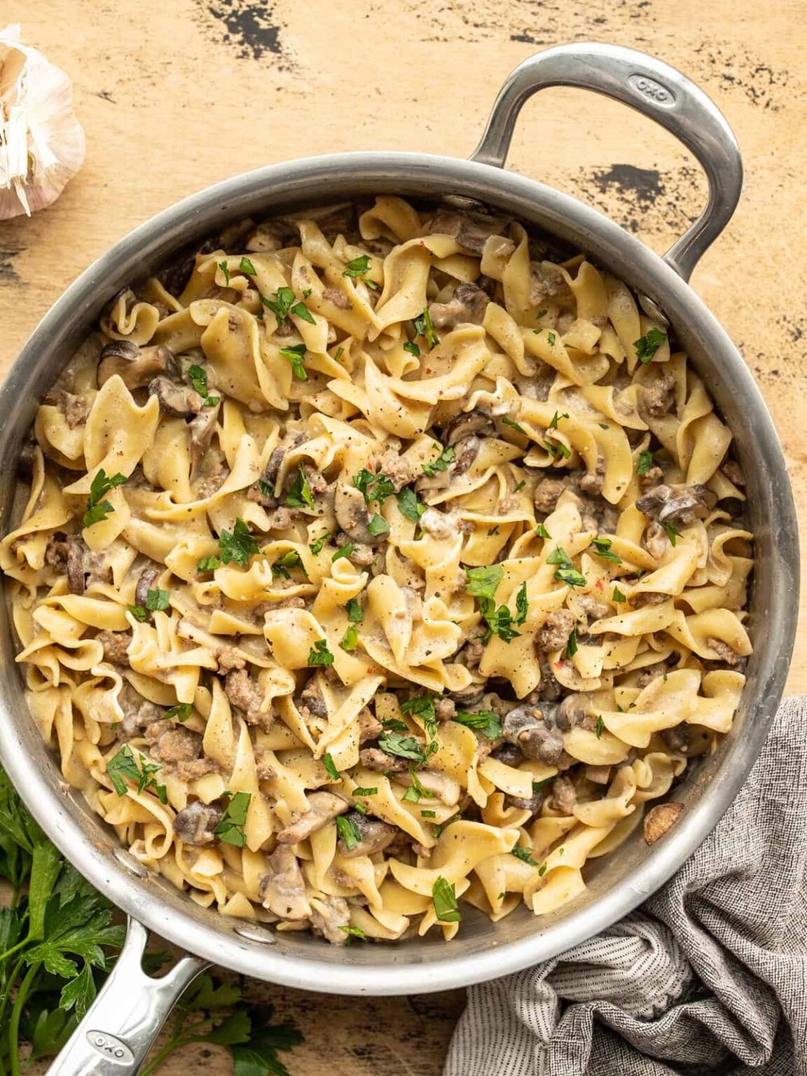 One Pot Beef Stroganoff Recipe - Budget Bytes