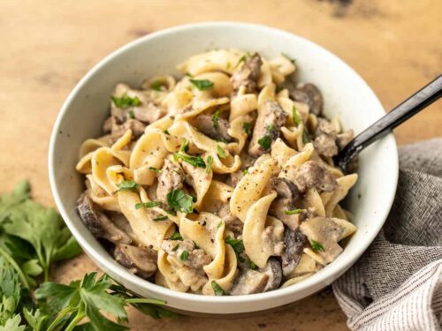 One Pot Beef Stroganoff Recipe - Budget Bytes