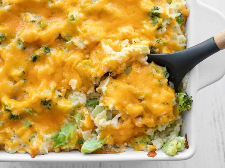 Broccoli Cheese Casserole (From Scratch) - Budget Bytes