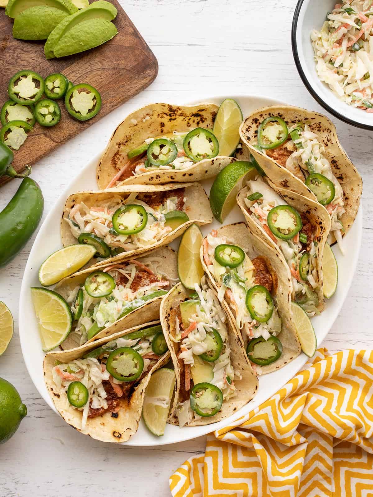 Easy Fish Tacos with Cumin Lime Slaw - Budget Bytes