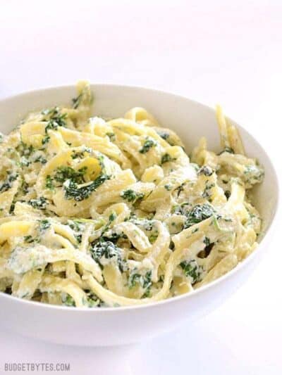 Easy Spinach Ricotta Pasta Budget Bytes