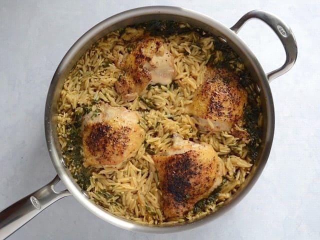 Lemon Pepper Chicken with Orzo  Budget Bytes