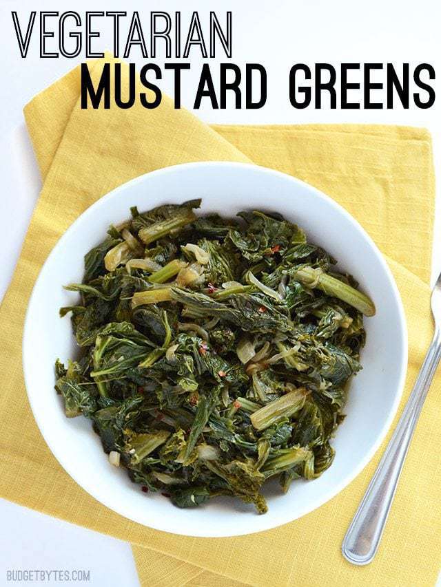 Best Sautéed Mustard Greens Recipe - How to Cook Mustard Greens