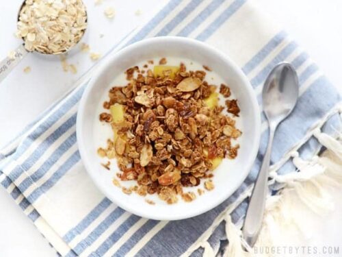 Homemade Gingersnap Granola Recipe - Budget Bytes