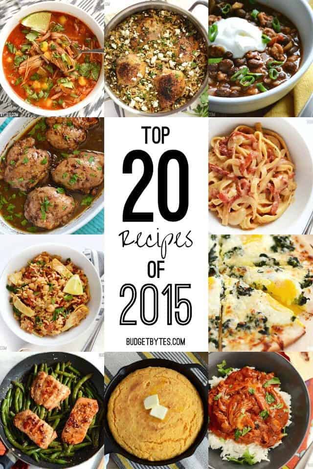 Top 20 Recipes of 2015 - Budget Bytes