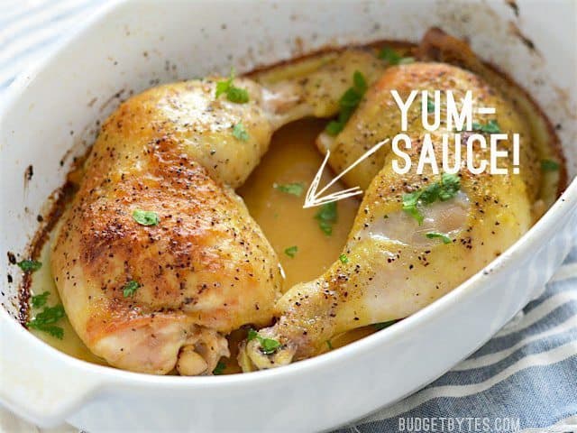 Oven Roasted Chicken Legs Recipe - Budget Bytes