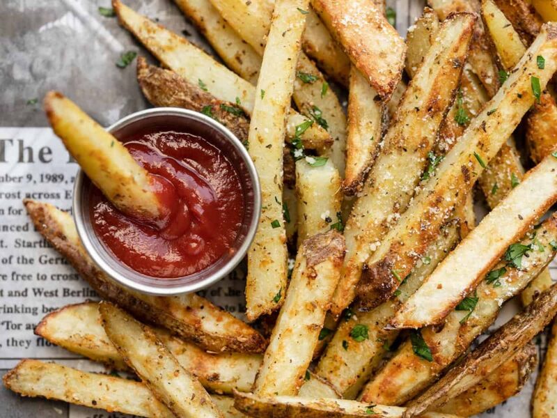 Garlic Parmesan Oven Fries - Budget Bytes