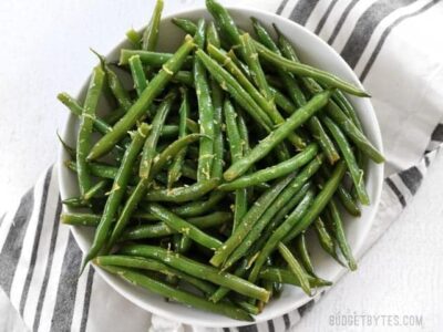 Lemon Butter Green Beans - Budget Bytes