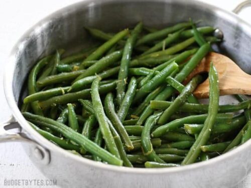 Lemon Butter Green Beans - Budget Bytes