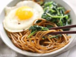 Sesame Noodles With Wilted Greens Budget Bytes