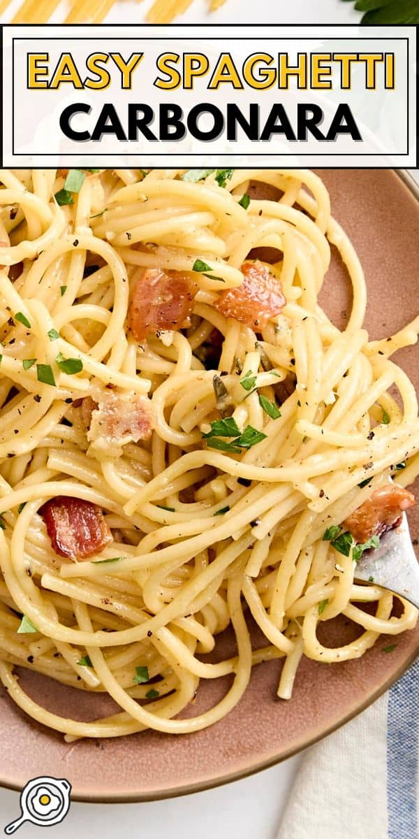 spaghetti carbonara pin image