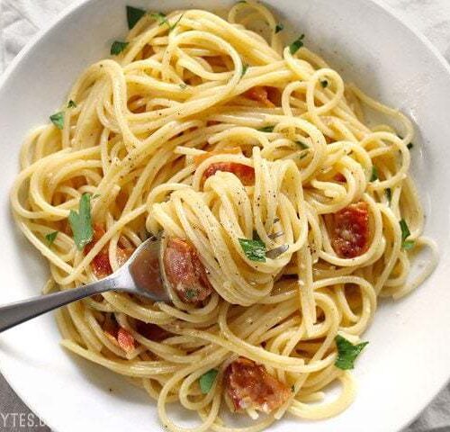 Easy Creamy Spaghetti Carbonara Budget Bytes