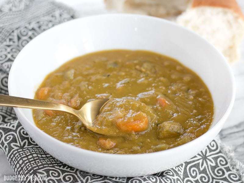 Split Pea Soup Recipe (Stovetop, Crockpot, Instant Pot) - Cooking