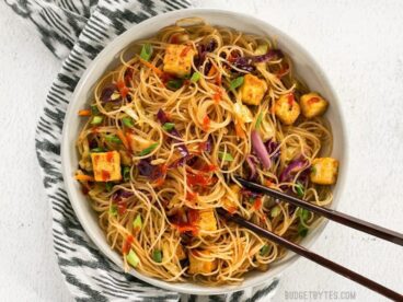 Singapore Noodles with Crispy Tofu - Budget Bytes