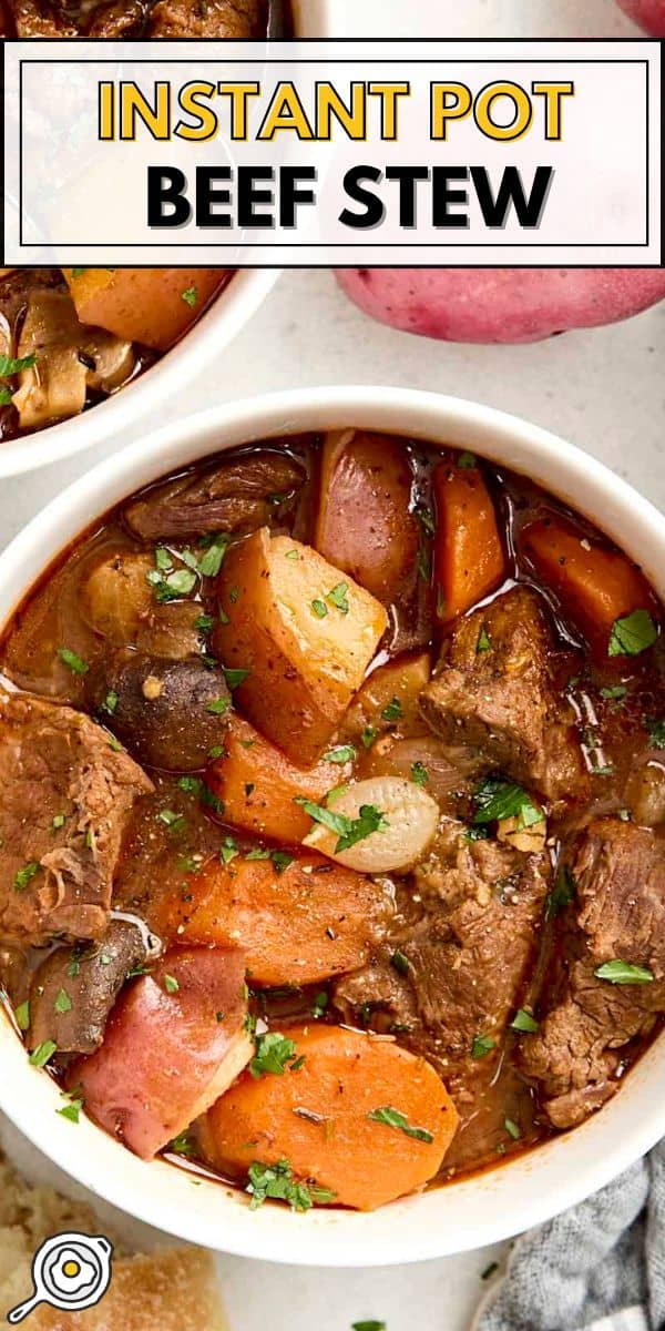 Instant Pot Beef Stew pin image