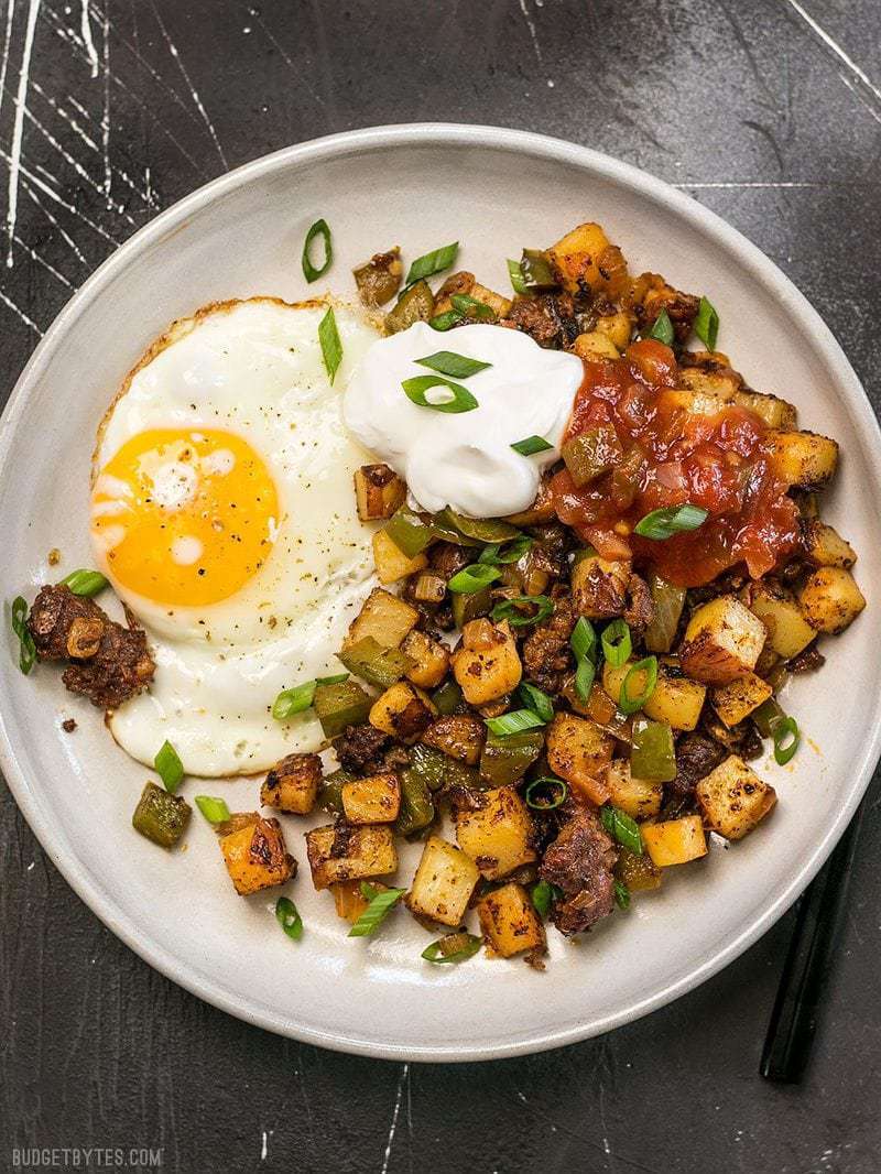 Chorizo Breakfast Hash - Step by Step Photos - Budget Bytes