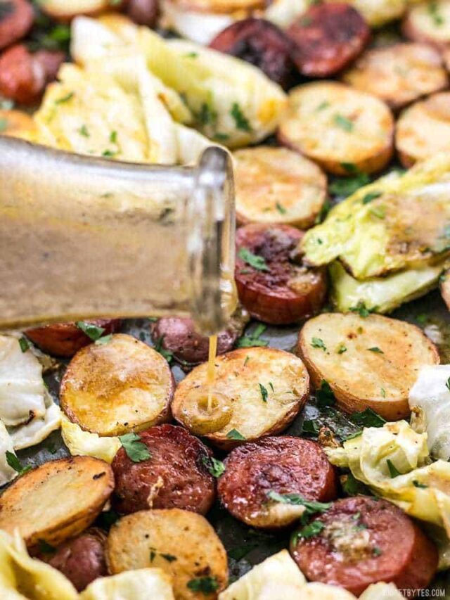 Sheet Pan Roasted Kielbasa And Cabbage Dinner Budget Bytes