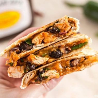 Ultimate BBQ Chicken Quesadillas - With VIDEO - Budget Bytes