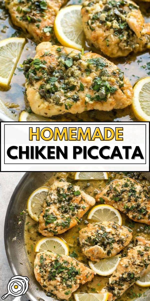 chicken piccata pin image